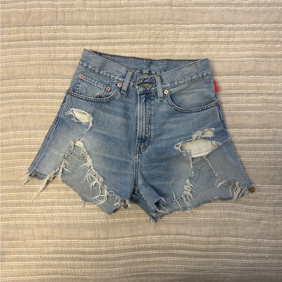 Denimist x Free People NIC Mid Rise Cutoff Shorts - Picture 5 of 8